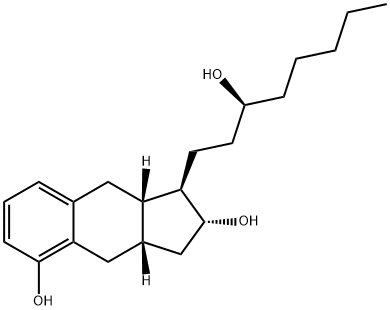 (lR,2R,3aS,9aS)-2,3,3a,4,9,9a-hexahydro-1-[(3S)-3-hydroxioktyl]-lH-bens[f]inden-2,5-diol