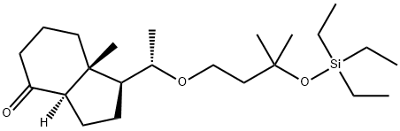 (1S,3aR,7aR)-7a-metyl-1-((S)-1-(3-metyl-3-((trietylsilyl)oxi)butoxi)etyl)hexahydro-1H-inden-4(2H)-on