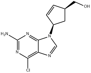 (1S,4R)-4-(2-amino-6-klor-9H-purin-9-yl)-2-cyklopenten-1-metanol