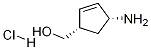 (1S,4R)-(4-aminocyklopent-2-enyl)metanolhydroklorid