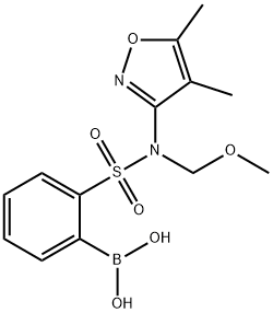 (2-(N-(4,5-dimetylisoxazol-3-yl)-N-(metoximetyl)sulfamoyl)fenyl)borsyra