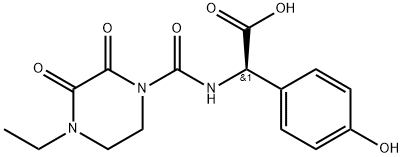 (2R)-2-[(4-etyl-2,3-dioxopiperazinyl)karbonylamino]-2-(4-hydroxifenyl)ättiksyra