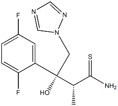 (2R,3R)-3-(2,5-difluorfenyl)-3-hydroxi-2-metyl-4-(lH-1,2,4-triazol-1-yl)tiobutyramid