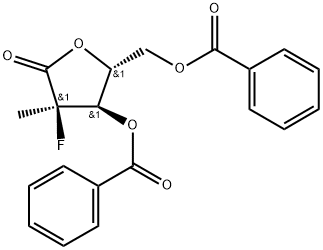 ((2R,3R,4R)-3-(bensoyloxi)-4-fluor-4-metyl-5-oxotetrahydrofuran-2-yl)metylbensoat