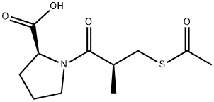 (2S)-1-(3-acetyltio-2-metyl-1-oxopropyl)-L-prolin