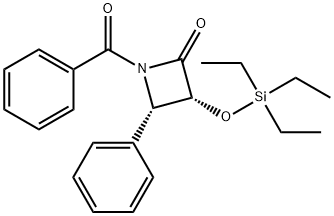 (3R,4S)-1-bensoyl-4-fenyl-3-[(trietylsilyl)oxi]-2-azetidinon