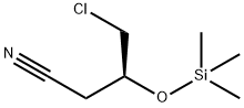 (3S)-4-klor-3-[(trimetylsilyl)oxi]butannitril