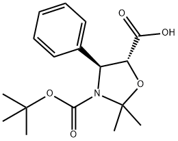 (4S,5R)-3-(tert-butoxikarbonyl)-2,2-dimetyl-4-fenyloxazolidin-5-karboxylsyra
