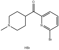 (6-brompyridin-2-yl)-(1-metylpiperidin-4-yl)metanonhydrobromid