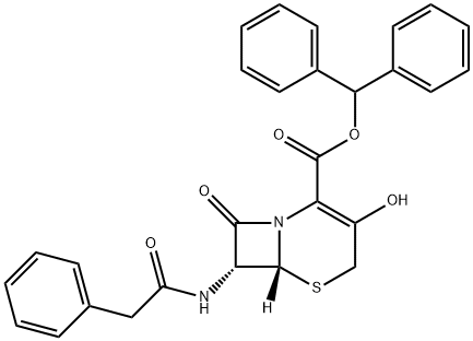 (6R,7R)-3-hydroxi-8-oxo-7-[(fenylacetyl)amino]-5-tia-1-azabicyklo[4.2.0]okt-2-en-2-karboxylsyradifenylmetylester