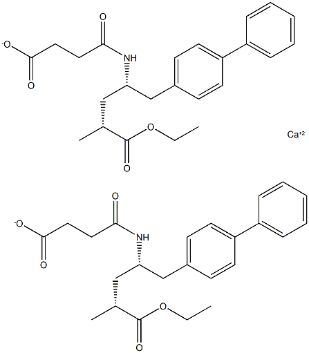 (alfaR,gammaS)-gamma-[(3-karboxi-1-bifenyl]-4-pentansyra 4-etylesteroxopropyl)amino]-alfa-metyl-[1,1'-kalciumsalt