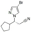 (R)-3-(4-broMo-lH-pyrazol-1-yl)-3-cyklopentylpropannitril