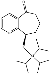 (R)-9-((triisopropylsilyl)oxi)-6,7,8,9-tetrahydro-5H-cyklohepta[b]pyridin-5-onhydroklorid
