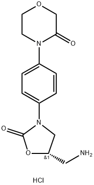 (S)-4-(4-(5-(aminometyl)-2-oxooxazolidin-3-yl)fenyl)morfolin-3-on.HCl