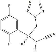 (αS,βR)-β-(2,5-difluorfenyl)-β-hydroxi-α-metyl-lH-1,2,4-triazol-1-butannitril