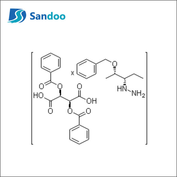 [S-(R',R')]-2,3-bis(bensoyloxi)butandisyra Compd. Med [S-(R',R')]-[1-etyl-2-(fenylmetoxi)propyl]hydrazin