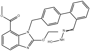 (Z)-metyl-2-etoxi-3-((2'-(N'-hydroxikarbaMiMidoyl)bifenyl-4-yl)metyl)-3H-benso[d]iMidazol-4-karboxylat