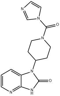 l-(l-(lH-imidazol-l-karbonyl)piperidin-4-yl)-lH-imidazo[4,5-b]pyridin-2(3H)-on