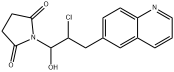 1-[2-klor-l-hydroxi-3-(6-kinolinyl)propyl]-2,5-pyrrolidindion