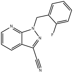 1-(2-fluorbensyl)-lH-pyrazolo[3,4-b]pyridin-3-karbonitril