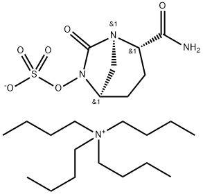 1-butanaminium, N,N,N-tributyl-, (1R,2S,5R)-2-(aminokarbonyl)-7-oxo-1,6-diazabicyklo[3.2.1]okt-6-ylsulfat