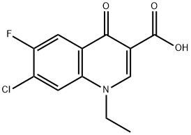 1-ETYL-7-KLOR-6-FLUOR-1,4-DIHYDRO-4-OXOKINOLIN-3-KARBOXYLSYRA