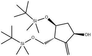 1R(3R,4S)-4-(tert-butyldimetylsilyloxi)-3-￡¨￡¨tert-butyldimetylsilyloxi)metyl)-2-metylencyklopentanol