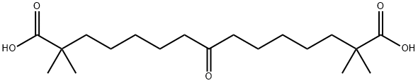 2,2,14,14-tetrametyl-8-oxopentadekandisyra