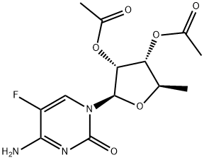2',3'-Di-O-acetyl-5'-deoxi-5-fuluro-D-cytidin