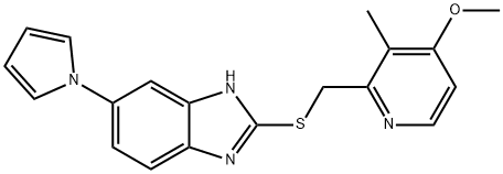 2-[[(4-metoxi-3-metyl-2-pyridinyl)metyl]tio]-6-(lH-pyrrol-1-yl)-lH-bensimidazol