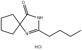 2-butyl-4-spirocyklopentan-2-imidazolin-5-on hydroklorid
