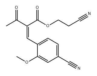 2-cyanoetyl 2-(4-cyano-2-metoxibensyliden)-3-oxobutanoat