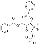 2-deoxi-2,2-difluoro-D-ribofuranos-3,5-dibensoat-1-metansulfonat