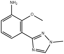 2-metoxi-3-(1-metyl-lH-1,2,4-triazol-3-yl)anilin