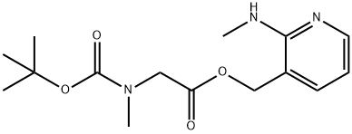 2-(metylamino)pyridin-3-yl)metyl 2-((tert-butoxikarbonyl)(metyl)amino)acetat