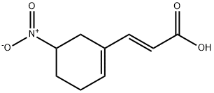 2-propensyra, 3-(5-nitro-1-cyklohexen-1-yl)-, (2E)