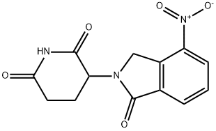 3-(4-nitro-l-oxo-1,3-dihydroisoindol-2-yl)piperidin-2,6-dion