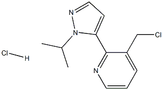 3-(klormetyl)-2-(1-isopropyl-lH-pyrazol-5-yl)pyridinhydroklorid