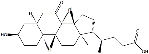 3alfa-hydroxi-7-oxo-5beta-kolansyra