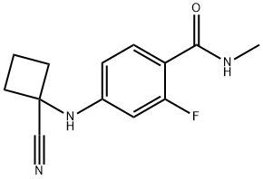 4-((1-cyanocyklobutyl)amino)-2-fluor-N-metylbensamid