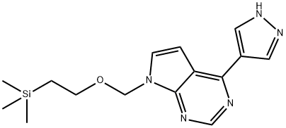 4-(1H-PYRAZOL-4-YL)-7-((2-(TRIMETYLSILYL)ETOXI)METYL)-7H-PYRROLO[2,3-D]PYRIMIDIN