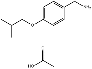 4-(2-metylpropoxi)bensenmetanaminacetat (1:1)