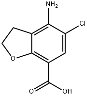 4-amino-5-klor-2,3-dihydro-7-bensofurankarboxylsyra