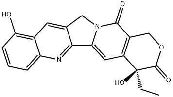 4-etyl-4,10-dihydroxi-lH-pyrano[3',4':6,7]indolizino[1,2-b]kinolin-3,14(4H,12H)-dion