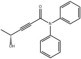 4-hydroxi-N,N-difenyl-(4R)-2-pentynamid