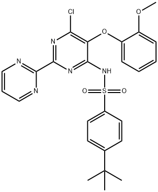 4-tert-butyl-N-(6-klor-5-(2-metoxifenoxi)-2,2'-bipyrimidin-4-yl)bensensulfonamid