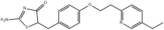 5-{4-[2-(5-etyl-2-pyridyl)etoxi]bensyl}-2-imino-4-tiazolidinon