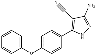 5-aMino-3-(4-fenoxifenyl)-1H-pyrazol-4-karbonitril