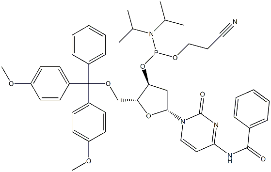 5'-O-DMT-N4-bensoyl-2'-deoxicytidin 3'-CE fosforamidit