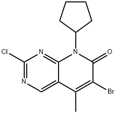 6-broMo-2-klor-8-cyklopentyl-5-metylpyrido[2,3-d]pyriMidin-7(8H)-on